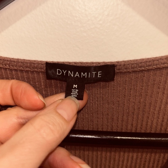 Mauve Long Sleeve Wrap Top - Picture 3 of 3